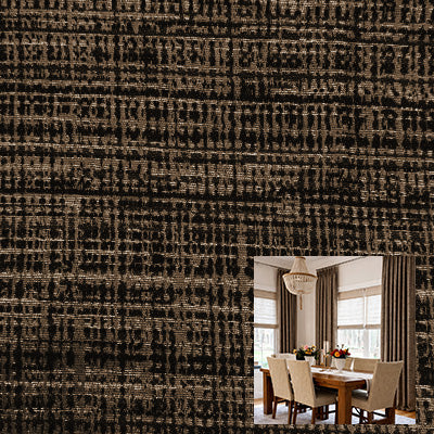 Chestnut Plush｜Cotton curtain fabric sample｜F88129-7