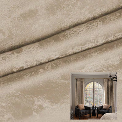 Oat Gold｜High-Precision curtain fabric sample｜1717-13