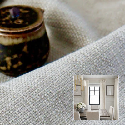 Linen Cream｜Linen curtain fabric sample｜F88055-1