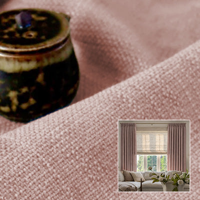 Terracotta Linen｜Linen curtain fabric sample｜F88055-14