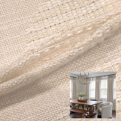 Taupe Linen｜Linen curtain fabric sample｜CAS718-3