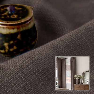 Olive Linen｜Linen curtain fabric sample｜F88055-8