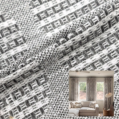 Charcoal Linen｜Linen curtain fabric sample｜CAS718-6