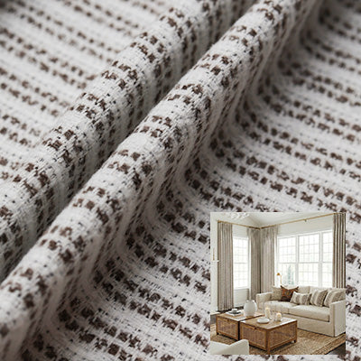 Oatmeal Tweed Drape|Cotton curtain fabric sample|MB160-1