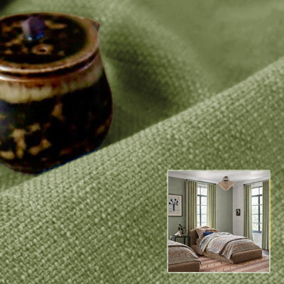 Moss Linen｜Linen curtain fabric sample｜F88055-10