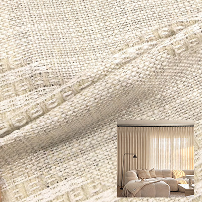 Oat Linen｜Linen curtain fabric sample｜CAS718-2