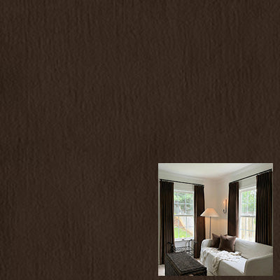 Chocolate Lava Cake| Chenille  curtain fabric sample|HSCS-8