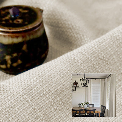 Linen Oat｜Linen curtain fabric sample｜F88055-2