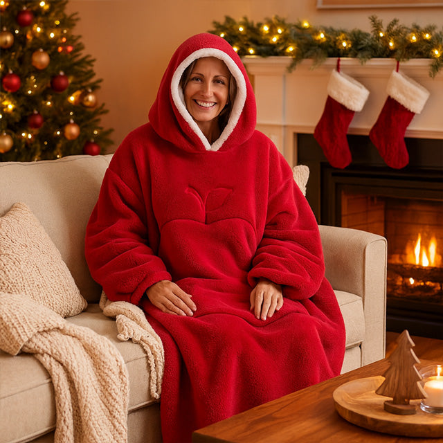 Cozy Wearable Hoodie Blanket Ultra Soft Winter Essential