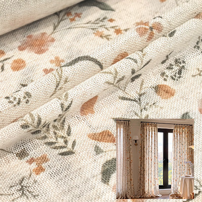 Wildflower｜Sheer curtain fabric sample｜RQ095-49