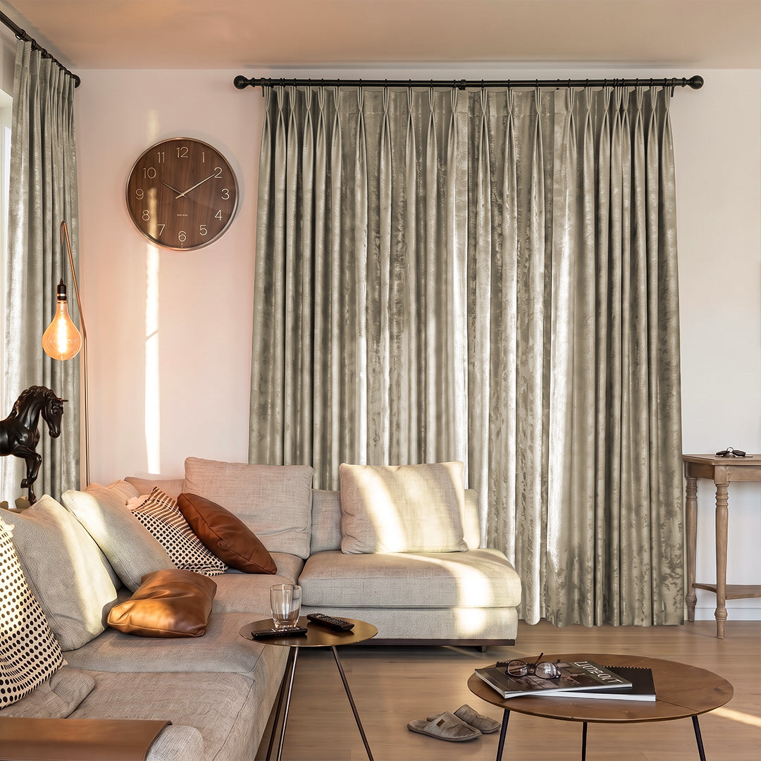 Luxury Advanced Silk Blackout Curtains for Bedroom &amp; Hotel