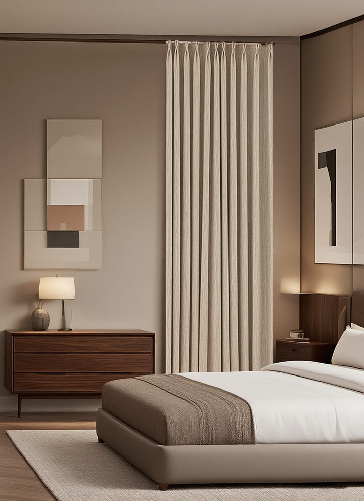 Chenille Textured Blackout Curtains for Bedroom