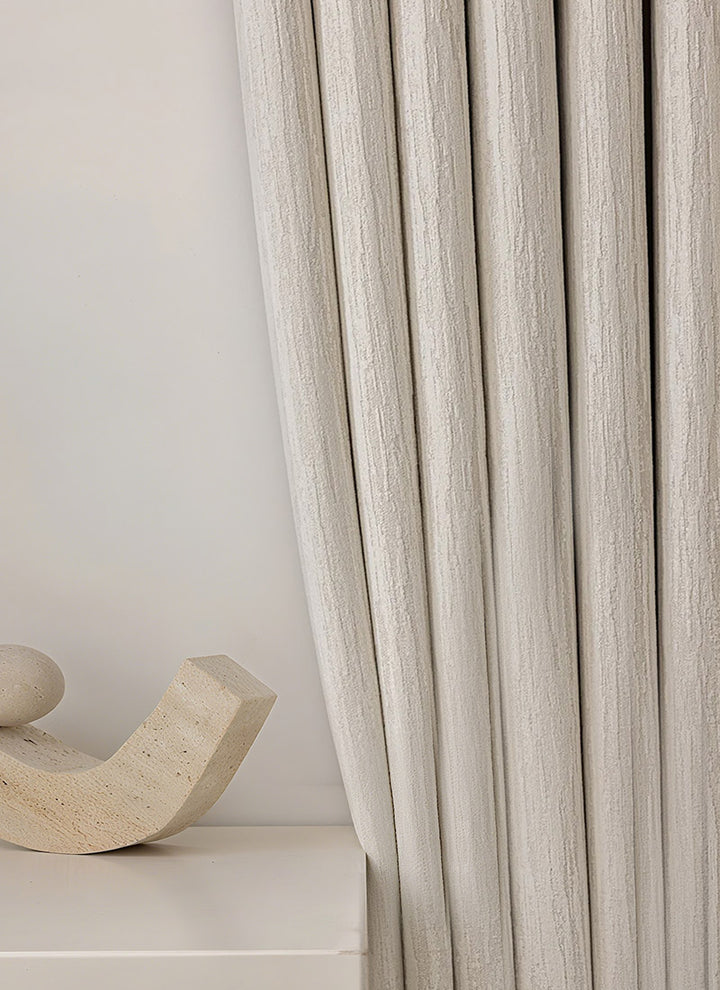 Chenille Textured Blackout Curtains for Bedroom