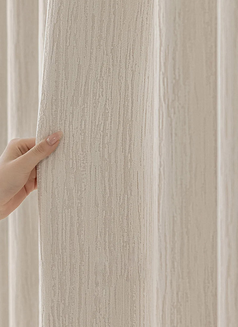 Chenille Textured Blackout Curtains for Bedroom
