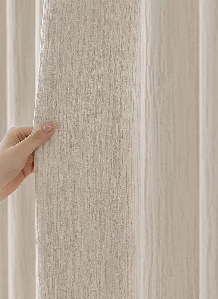 Chenille Textured Blackout Curtains for Bedroom
