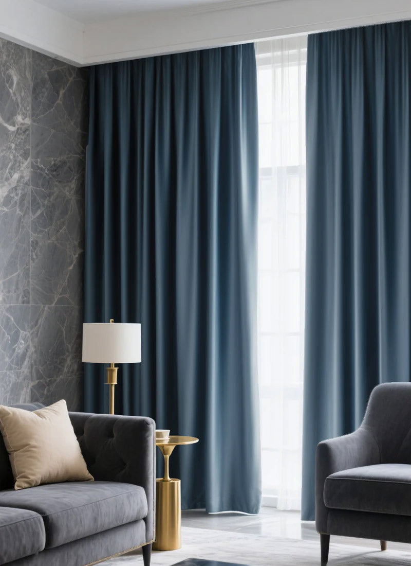 Luxury Blackout Curtains | Enjoy Darkness in Velvet & Satin