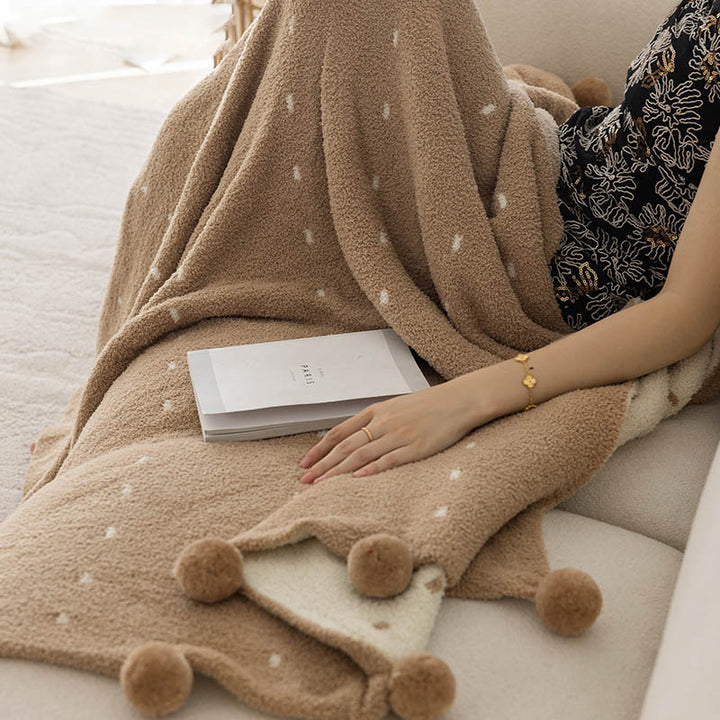 Throw Blankets Cozy Knit Holiday Christmas and Winter Home Decor