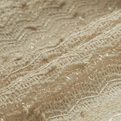 Beige｜Sheer curtain fabric sample｜zf619-21