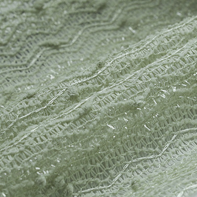 Green｜Sheer curtain fabric sample｜zf619-22