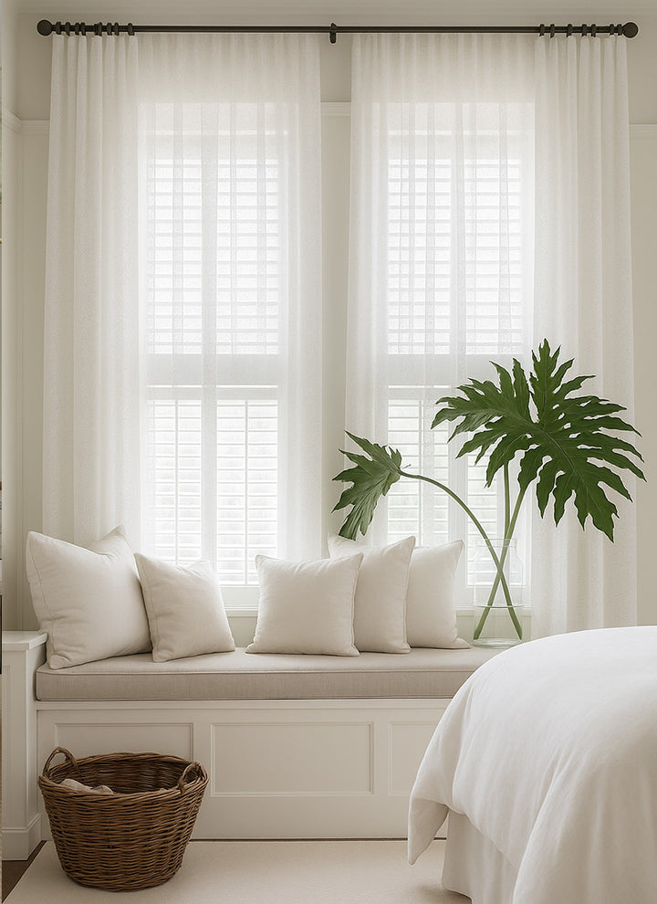Sheer Turquoise Curtains