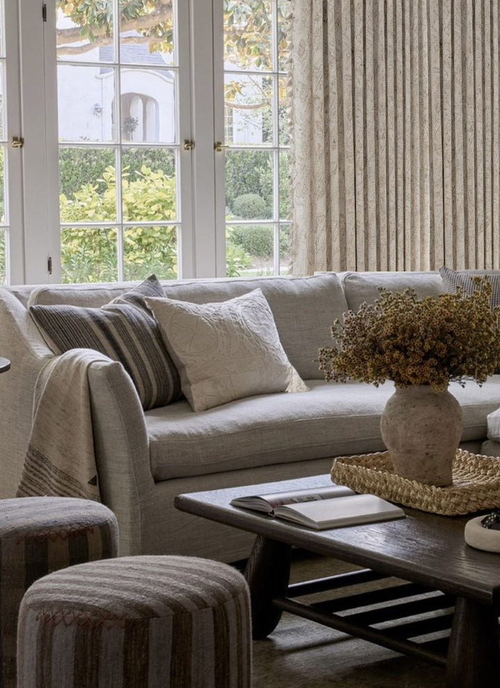 Vintage Floral Blackout Curtains