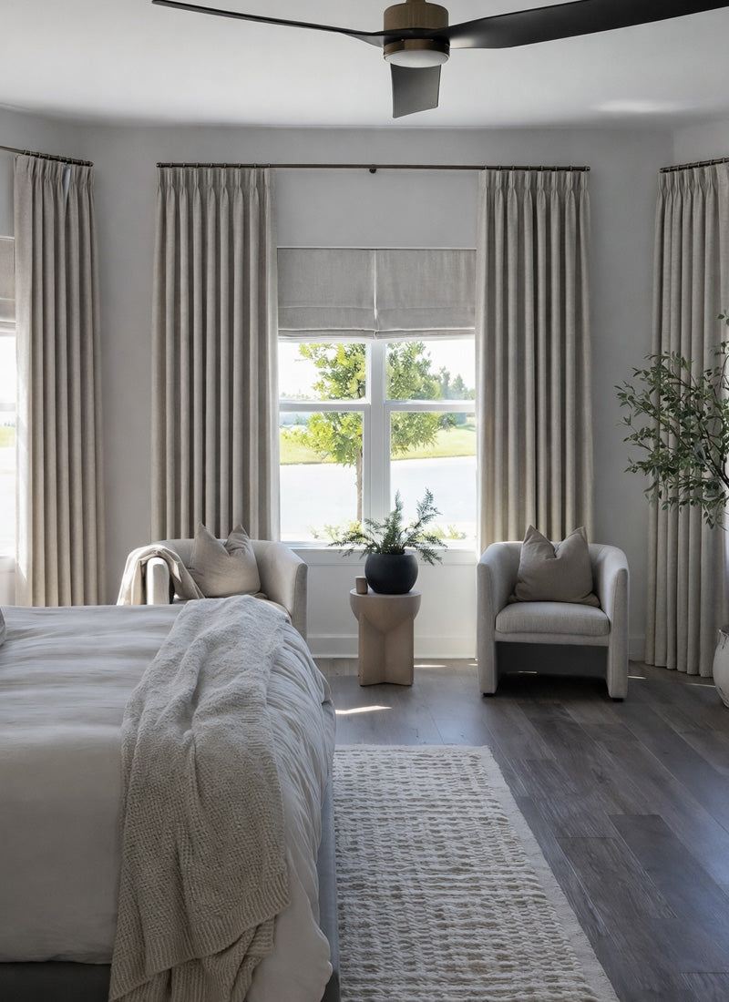 Soft Touch Curtains with Smooth Chenille Texture