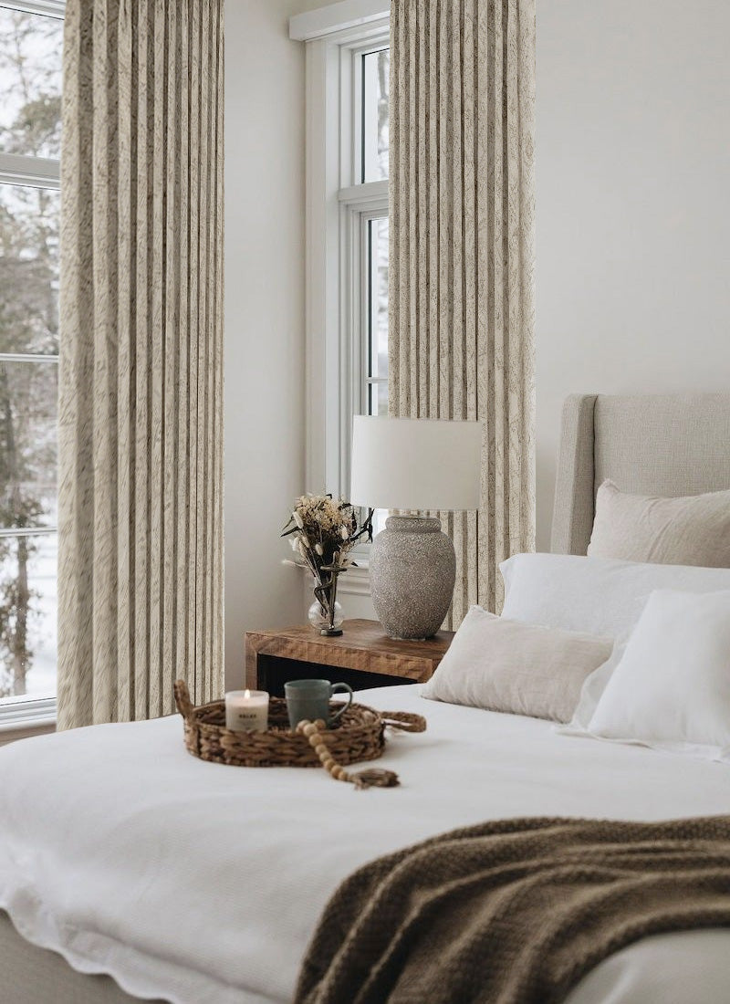 Vintage Floral Blackout Curtains