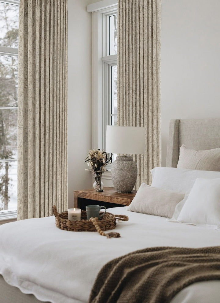 Vintage Floral Blackout Curtains