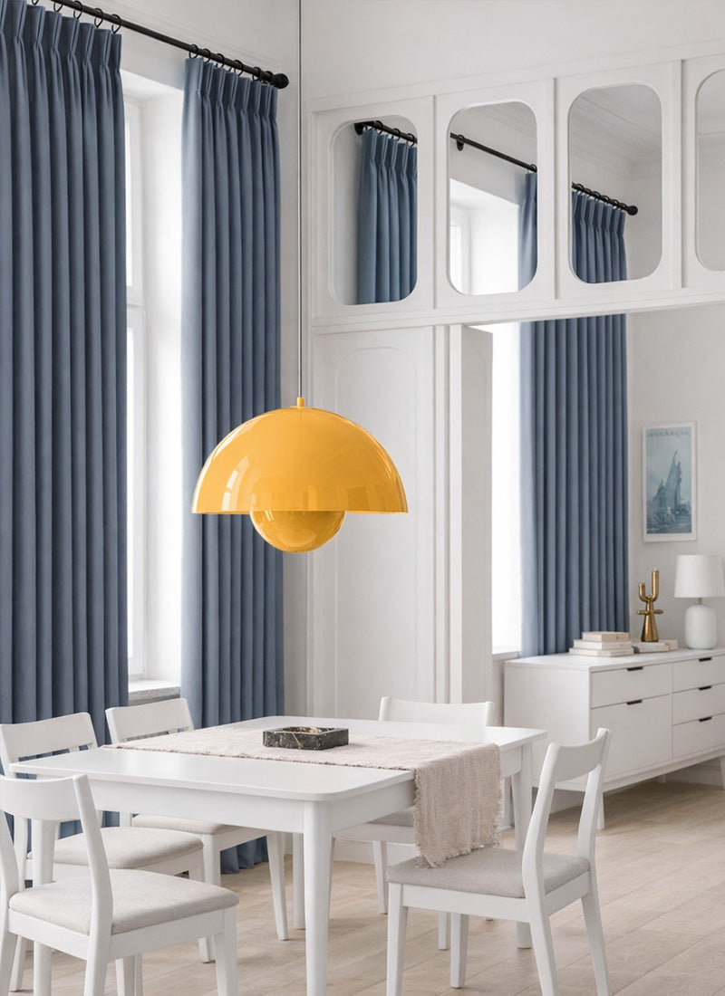 Velvet Feel Curtains with Plush Chenille Texture