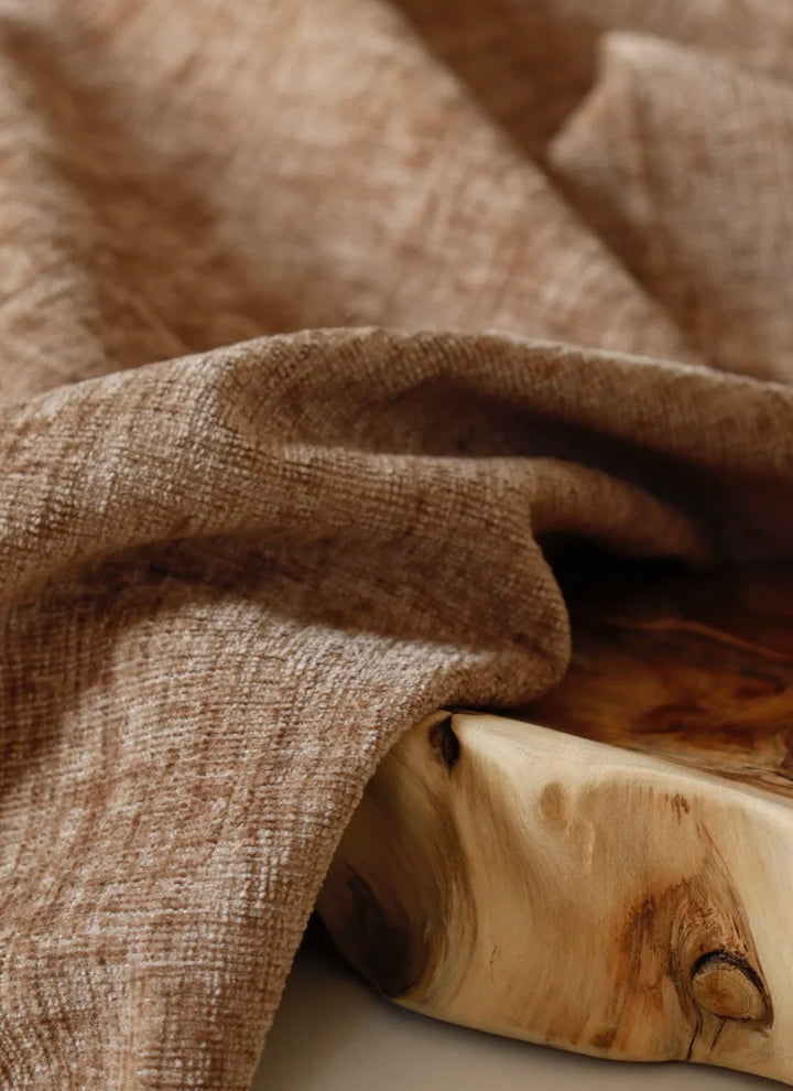 Velvet Feel Curtains with Plush Chenille Texture