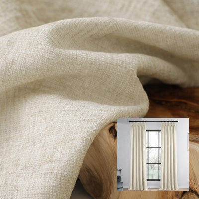 Linen Pearl｜Chenille curtain fabric sample｜F88111-3