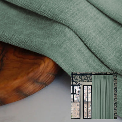 Sky Satin｜Cotton curtain fabric sample｜F88053-15