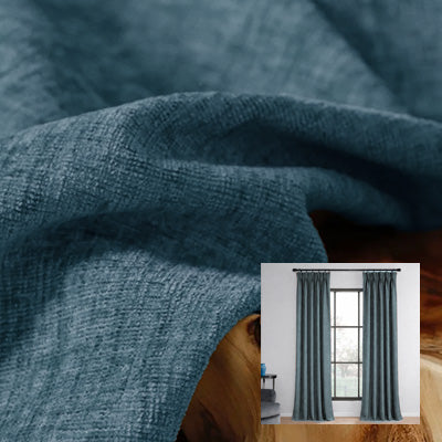 Denim Cashmere｜Chenille curtain fabric sample｜F88111-23