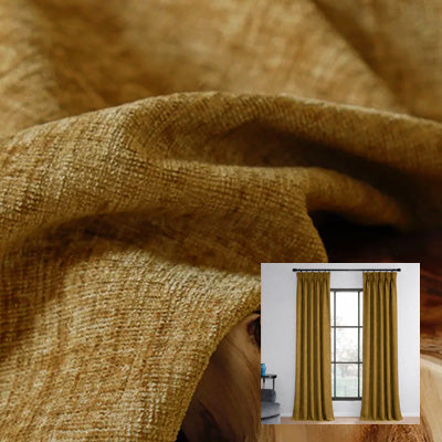 Honey Cashmere｜Chenille curtain fabric sample｜F88111-13