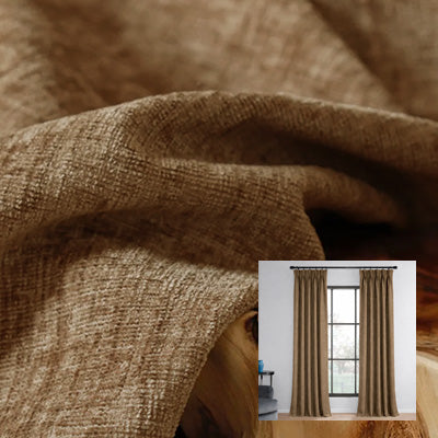 Amber Cashmere｜Chenille curtain fabric sample｜F88111-14