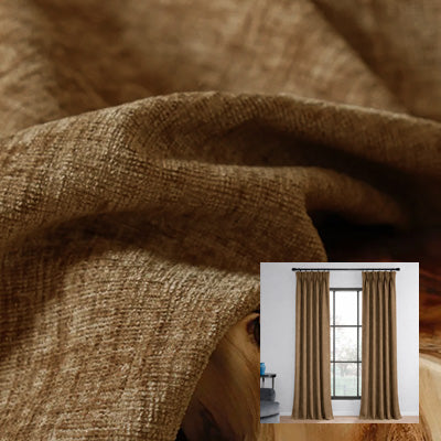 Saffron Cashmere｜Chenille curtain fabric sample｜F88111-15