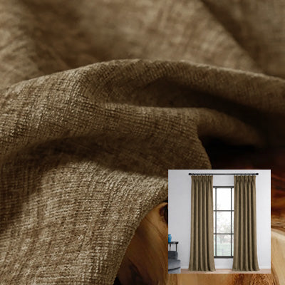 Golden Oak｜Chenille curtain fabric sample｜F88111-16