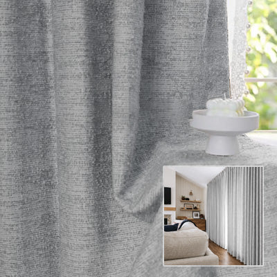 Sage Taupe｜Cotton curtain fabric sample｜F88122-5