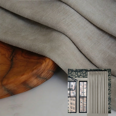 Silver Mist｜Cotton curtain fabric sample｜F88053-3