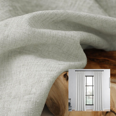 Cashmere Light Gray｜Chenille curtain fabric sample｜F88111-27