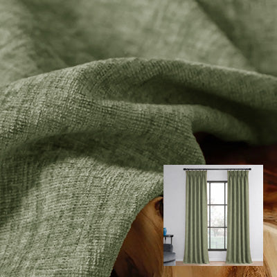 Sage Cashmere｜Chenille curtain fabric sample｜F88111-20