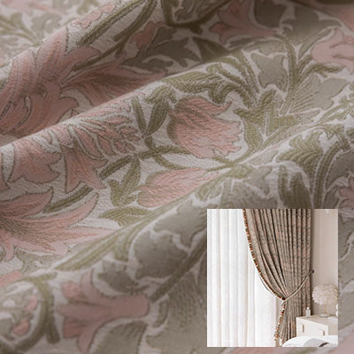 Moss Blush｜Cotton curtain fabric sample｜