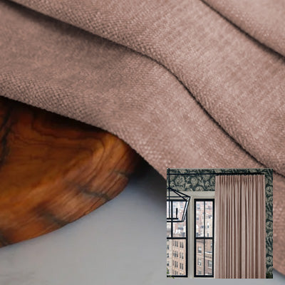 Blush Satin｜Cotton curtain fabric sample｜F88053-10