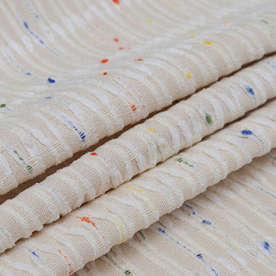 White｜Cotton curtain fabric sample｜