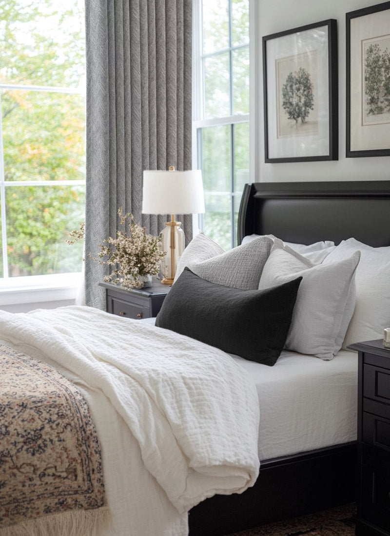 Striped Curtains Elegant V Shaped Design for Modern Homes