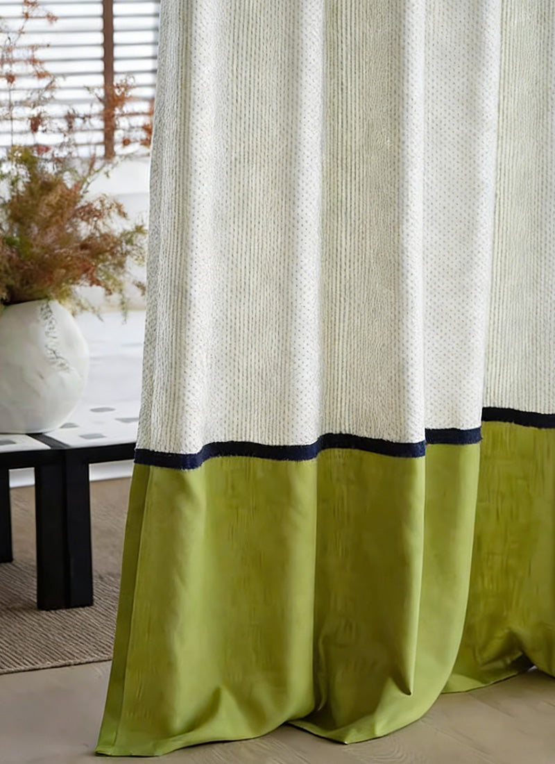 Color Block Curtains