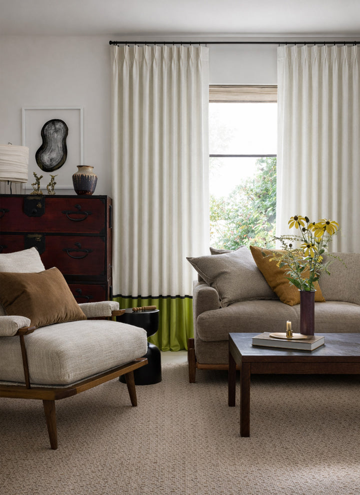 Color Block Curtains