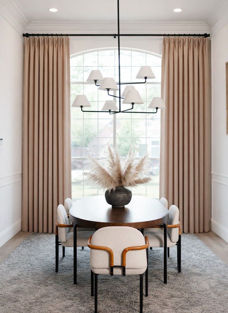 Velvet Feel Curtains with Plush Chenille Texture