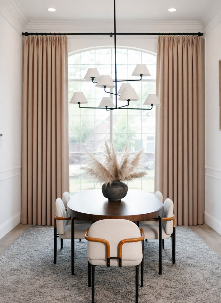 Velvet Feel Curtains with Plush Chenille Texture