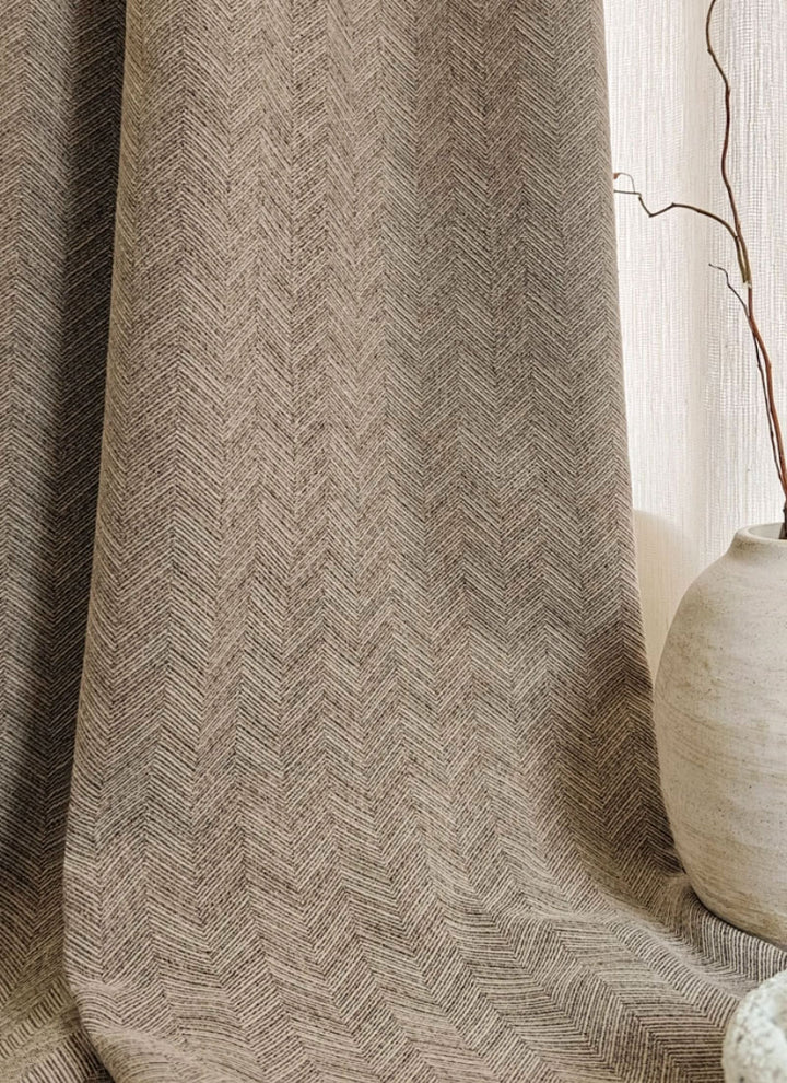 Striped Curtains Elegant V Shaped Design for Modern Homes